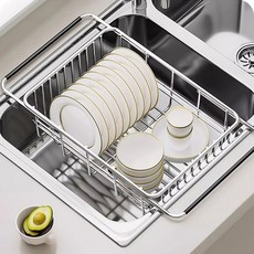 YONIVI 올스테인리스 식기건조대 식기 건조대, 1개