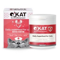 O'KAT 美喵人生 貓咪日常保健品, 1個, 貓咪關節健康110粒