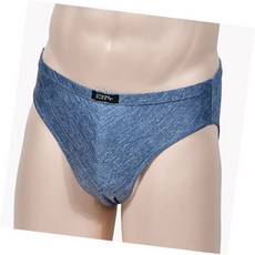 부드러운 3매 투톤멜란지 남성 삼각팬티 스판 4size, 95-유색3매입
