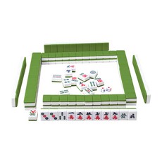 噗可 桌遊樂趣折疊便攜麻將桌 迷你輕量設計 一秒收納 戶外露營野餐必備 家庭聚會神器, 單購-麻將牌1組