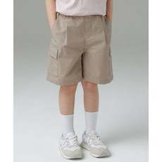 MUSINSA STANDARD KIDS 립스탑 밴딩 카고 쇼츠 [베이지] 418125
