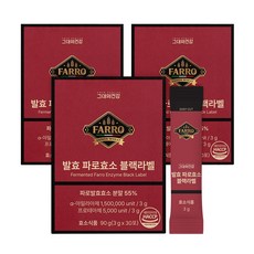 그대의건강 발효 파로효소 블랙라벨 30포, 3개, 90g 3개, 90g