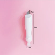 Mohamm-귀여운 미니 작은 주머니 크기 공예 포장 상자 종이 봉투 커터 유틸리티 나이프 편지 오프너 학생, 한개옵션2, 01 CHINA, 03 F