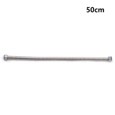 벽걸이 확장 샤워 암 스테인레스 스틸 블랙 욕실 사각 헤드 튜브 로드 액세서리 50 cm, 01 A-50CM