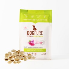 도그퓨어 위장건강 혼합유산균 애견사료 1.5kg, 오리, 1개