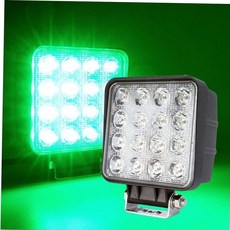 서치라이트 공용 자동차 집중형 LED써치라이트 그린 12V 24V 48W, 본상품