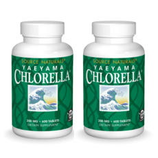 야이야마 클로렐라 200 mg 600 타블렛 원산지 미국 1+1, 2개