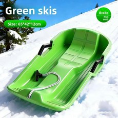 내마모성 스노우보드 야외 눈놀이 모래 슬라이딩 보드 잔디썰매 자동차 썰매, 1개