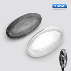 카슬라 퓨어리즘 투명 스마트키 키케이스 키홀더 [현대호환], HD_06, 클리어 화이트