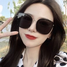 심플 베이직 자외선차단 패션 여자 여성 선글라스, 선글라스케이스