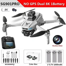 SG901Pro RC 드론 8K HD 듀얼 카메라 화면 제어 지능형 장애물 회피 리모컨 쿼드콥터 장난감, 03 SG901Pro-8K-3B, 1개
