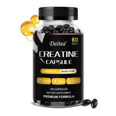 크레아틴 보충제 - 근육 성장을 촉진하고 자연스러운 운동 표현과 지구력 향상, 2개, 120회분