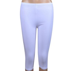여름 속건 스포츠 야외활동 화이트 8부레깅스 여성의류 아이템 쫄바지 학생
