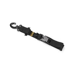 Xilla 斜背包三點輔助穩定帶 磁吸快拆卡扣 適用於38mm和25mm肩帶, 1個, 黑色