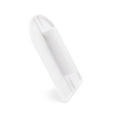 케이크 매끄러운 폴리 셔 도구 장식 아이싱 설탕 스킨 커팅 롤러 커터 공예 주방, 색상: 2. 1Pcs White, 1개