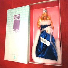 바비 5946 1990 FAO Schwarz 겨울 판타지 인형