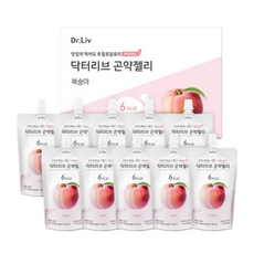 닥터리브 곤약젤리 복숭아, 150g, 10개