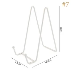타공판 그림 이젤 금속 플레이트 스탠드 거치대 사진 프레임 장식 접시 탁상 예술 1 개, 05 5