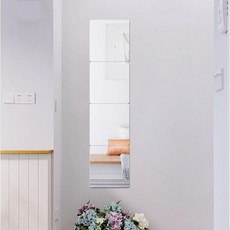 편한생활연구소 붙여보소 붙이는 아크릴 거울, 3mm40cm1장