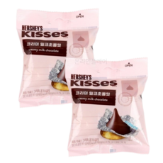 키세스 허쉬 크리미 밀크초콜릿, 81g, 2개