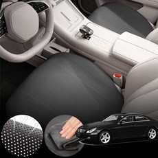 벤츠 CLS63AMG(W219)(04~10) 156.983 차량용 초슬림 통풍 시트 커버 블랙 2개 세트