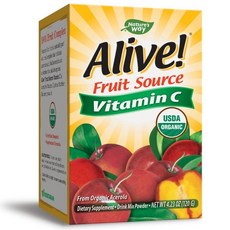 Nature's Way ALIVE維生素C粉, 1入, 120g
