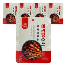 식다락 훠궈 마라탕 소스 120g, 5개