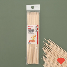 혜명만물몰 산적꼬치 30개입 17cm 손잡이꽂이 소형 미니 어묵 대꽂이, 1개