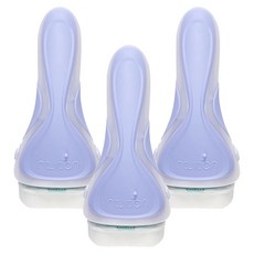 쉬크 여성용 비누 헤드 면도기 면도날 2개입 포함 퍼플, 3개