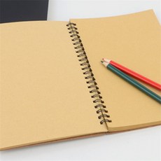 무지노트 50매 크로키드로잉노트, 브라운+화이트