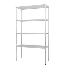 dayneeds 輕型波浪架 120x45x210公分 四層收納架, 電鍍, 1個