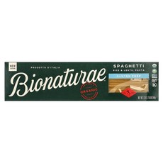 Bionaturae 글루텐 무함유 쌀 렌틸 파스타 스파게티 340g(12온스), 1, 340g
