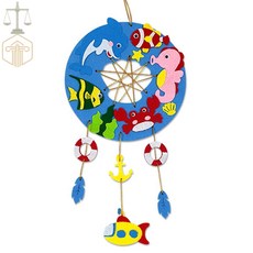 MP6 부직포모빌 만들기 바다 어린이집미술수업