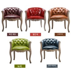 프렌치 엔틱 식탁의자, 1개, 패턴