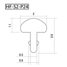 HOSCO 鎳銀 琴衍 品絲 Fret 24根 預切 套裝, 1個, S2 Small 木吉他款