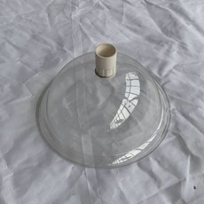 플라스틱 후드 투명 환기 연기 대형 배기팬 흡입기 PC, 1개, 기본 색상