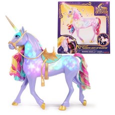 Unicorn Academy 인터랙티브 레인보우 라이트업 와일드스타 조명 사운드 음악 부활절 선물 아이디어 인형 유니콘 장난감 만 4세 이상 여아용 247317, Rainbow Light-up Wildstar