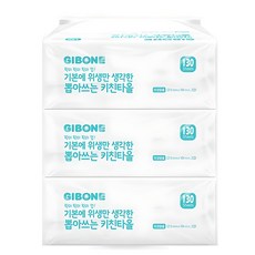 GIBONE 抽取式廚房紙巾, 130張, 3包