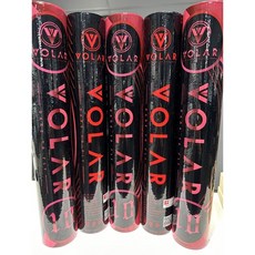 力揚體育 Volar 50/30/10/S 05 羽毛球：耐打型比賽訓練用球，多種型號可選, Volar10 鴨毛, White, 12