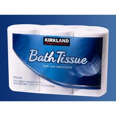 Kirkland Signature 科克蘭 捲筒衛生紙 2層 Septic Safe, 1個, ⚠️袋子破損⚠️ 425張 X6捲