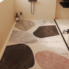 투데이홈즈 욕실미끄럼방지매트 논슬립 대형 코일매트 소형, 1개, 마블스톤