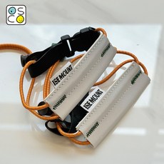 엘리다움 야간 러닝 재귀반사 안전 밴드 2P 길이조절 러닝벨트 라이딩 반사밴드 야광 고휘도, 2개, ED_오렌지