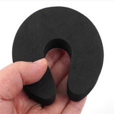 SH스토어 블랙 도어쿠션 1P 손끼임방지장치, 1개