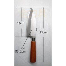 金刀具 #D004 鐵店出品 水果刀 雞肉刀 切菜刀 切肉刀 料理刀, 1個, 多用途切割刀