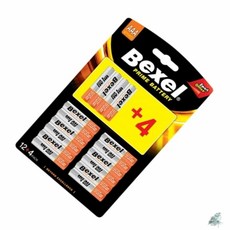 더캔보 벡셀 알카라인 건전지 12+4 AAALR031.5V 리튬배터리, 1, 16