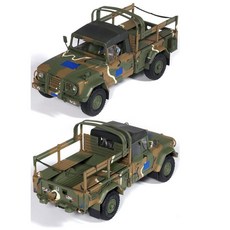 군용 육군 트럭 프라모델 닷지 군인트럭 피규어 밀리터리장난감 혼놀 조립, 1개