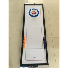 지구오락실컬링 미니 지락실컬링게임 테이블 파티게임, 컬링 볼링 2in1, 1개