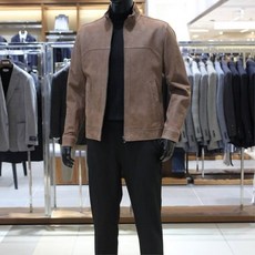 바쏘 24FW 이태리수입 천연 양가죽 100% 오일워싱 누벅 재킷점퍼 딥베이지