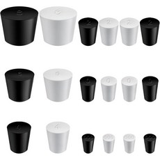 고무마개 원형 고무캡 마감캡 홀마개 엔드 검정 흰색, 1개