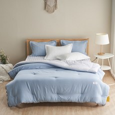 [르헤브] 콤비네이션 소프트 마이크로 워싱 차렵이불 베개세트 SS/싱글